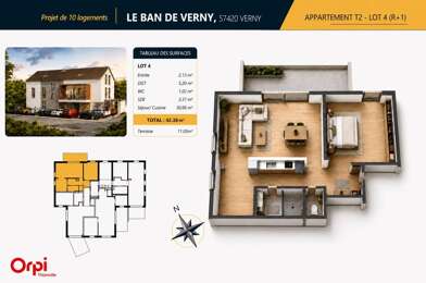 Appartement 2 pièces 136000 €