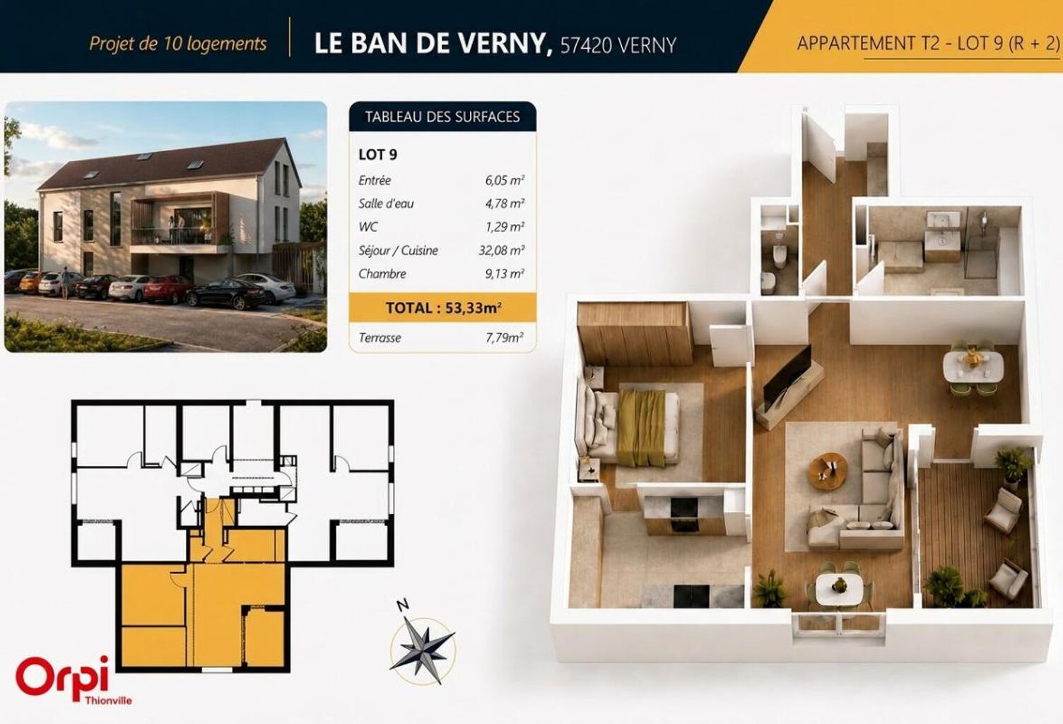 NOUVEAU PROGRAMME IMMOBILIER À VERNY — photo 1