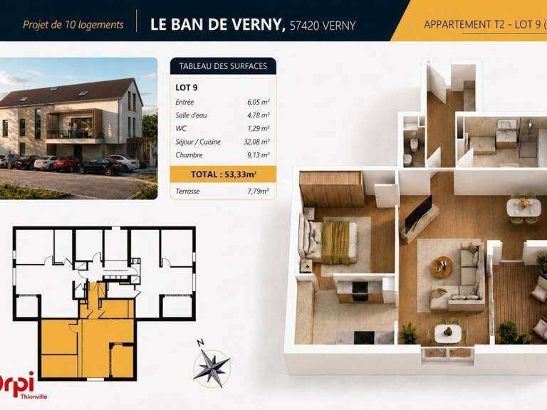 NOUVEAU PROGRAMME IMMOBILIER À VERNY — photo 1