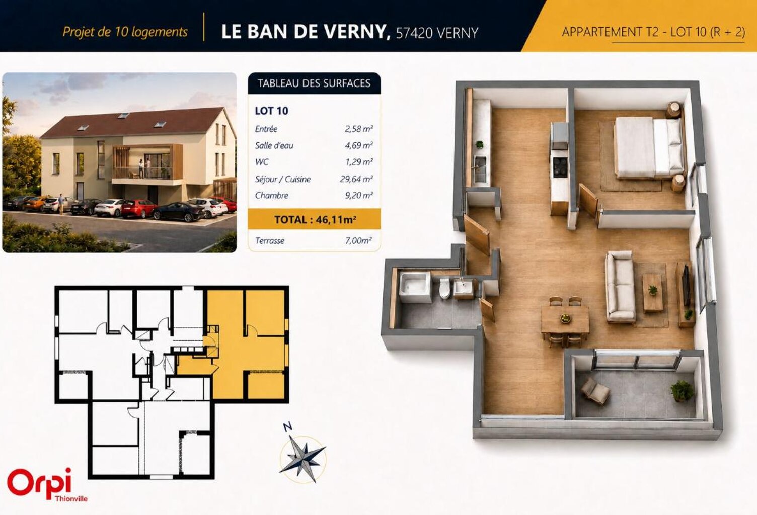 NOUVEAU PROGRAMME IMMOBILIER À VERNY — photo 1