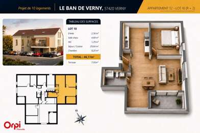 Appartement 2 pièces 148000 €