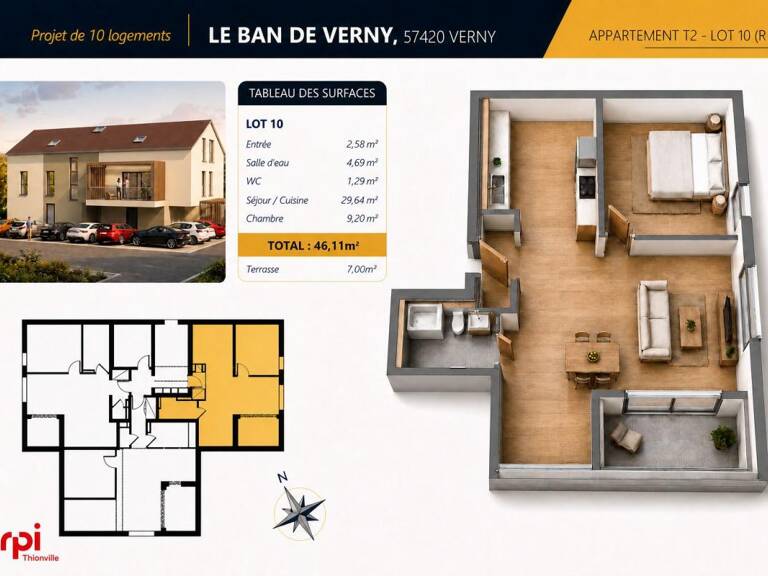 NOUVEAU PROGRAMME IMMOBILIER À VERNY — photo 1