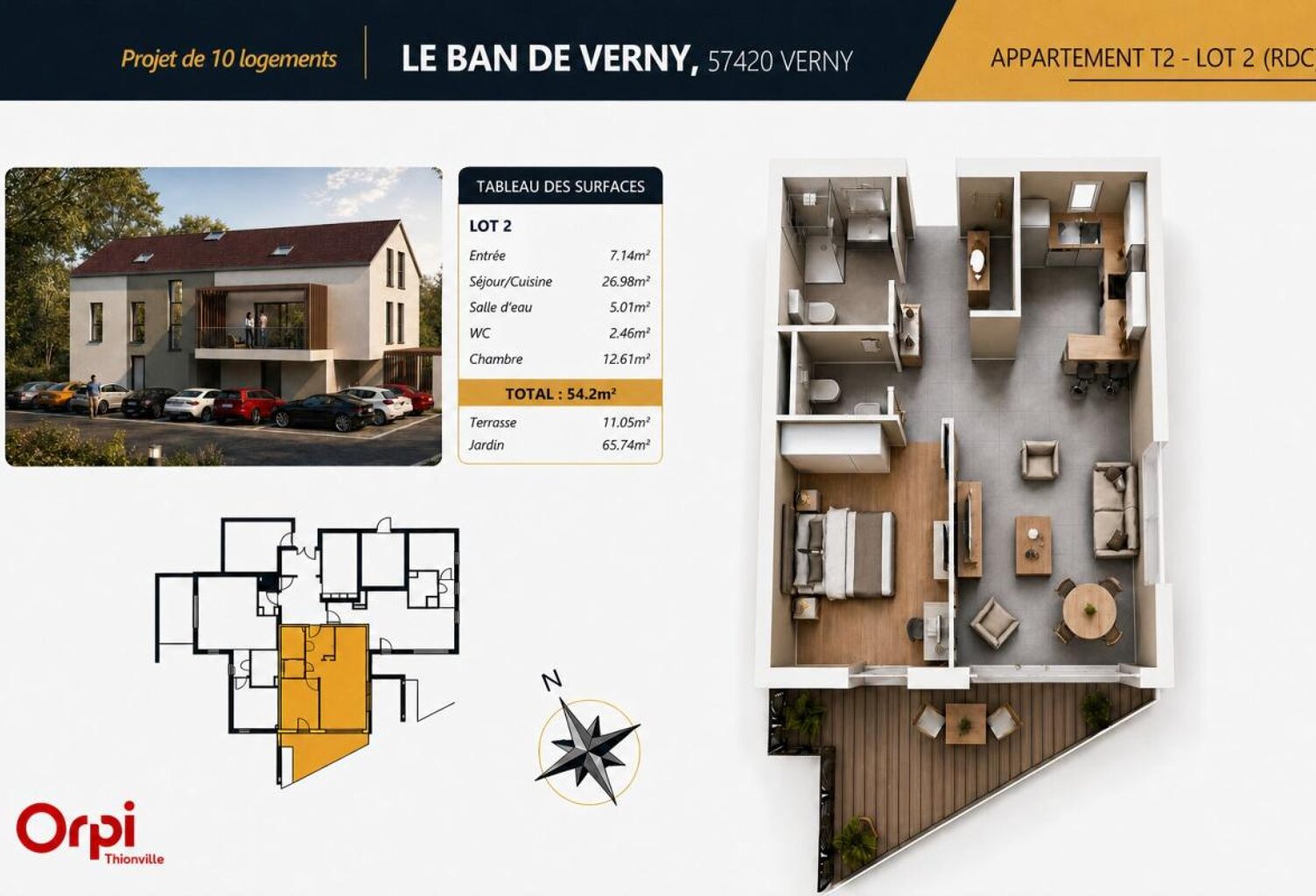 NOUVEAU PROGRAMME IMMOBILIER À VERNY — photo 1