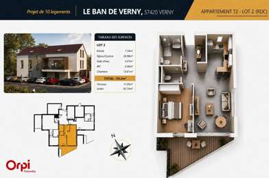 Appartement 2 pièces 173000 €