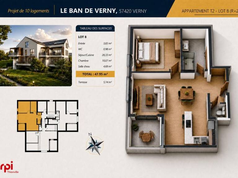 NOUVEAU PROGRAMME IMMOBILIER À VERNY — photo 1