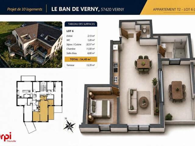 NOUVEAU PROGRAMME IMMOBILIER À VERNY — photo du bien