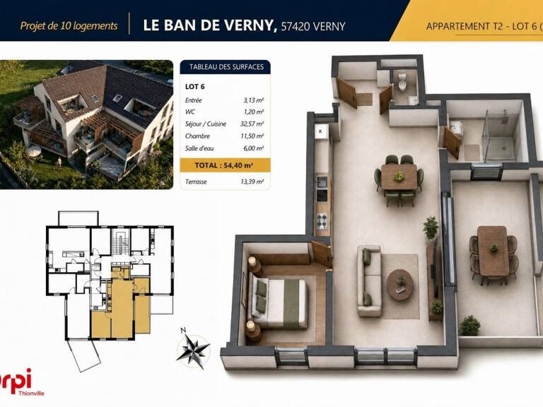 NOUVEAU PROGRAMME IMMOBILIER À VERNY — photo 1