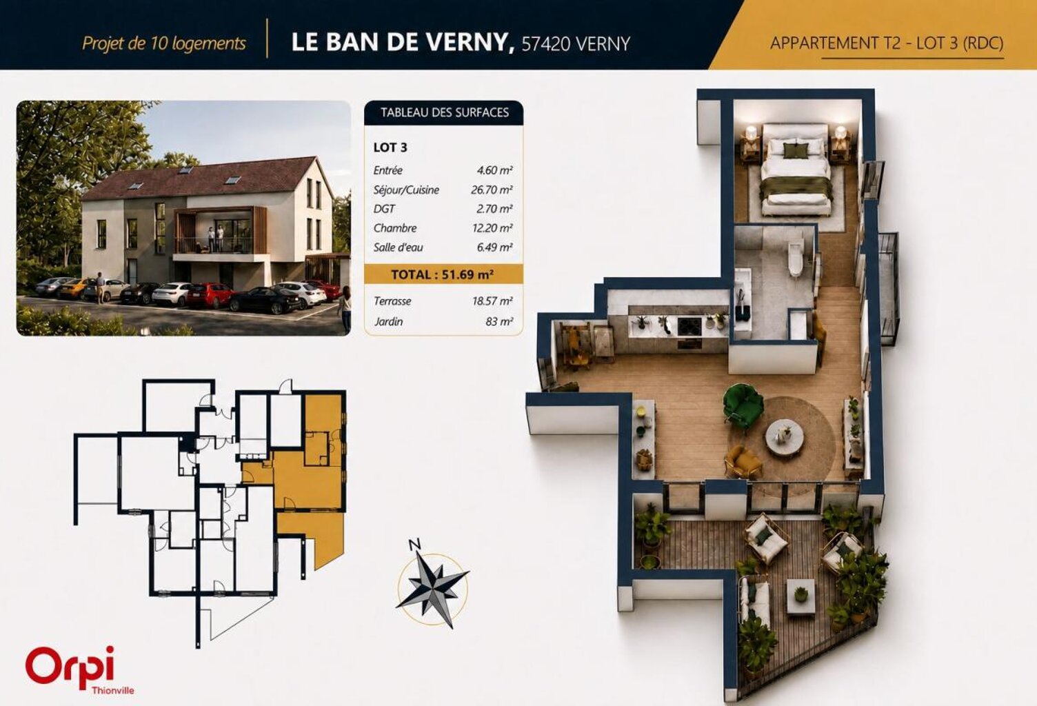 NOUVEAU PROGRAMME IMMOBILIER À VERNY — photo 1