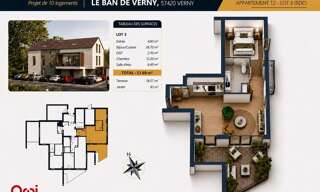 Appartement 2 Pièces 51 m² à vendre à Verny (57420)