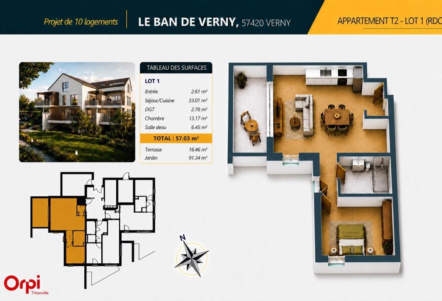 NOUVEAU PROGRAMME IMMOBILIER À VERNY — photo 1