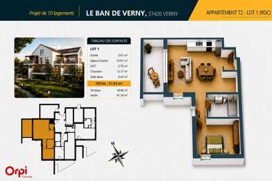 Appartement 2 pièces 182000 €