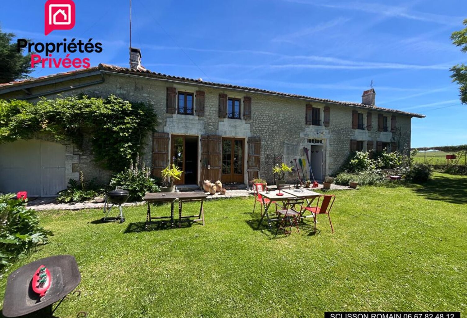 AUTHENTIQUE CHARENTAISE ? 186 m² ? 3 CHAMBRES ? TERRAIN ARBORÉ — photo 1