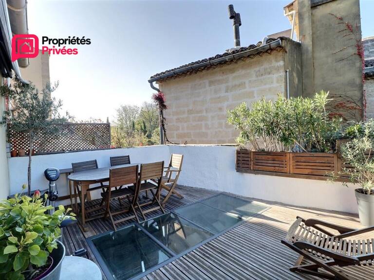 Maison de ville Uzès 5 pièce(s) 111m2 rénovée secteur sauvegardé 2 chambres garage terrasse — photo 1