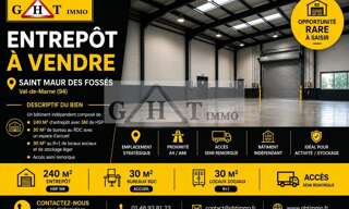 Local industriel  300 m² à vendre à Saint-Maur-des-Fossés (94100)