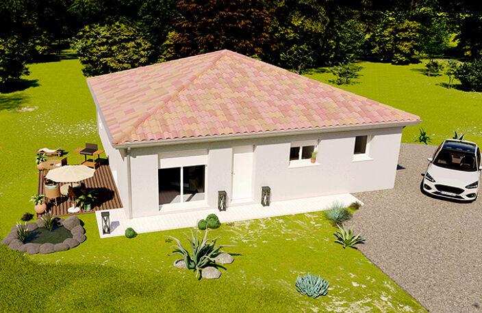  Projet de construction – Maison 94 m² + Terrain 744 m² – Mouleydier — photo 2