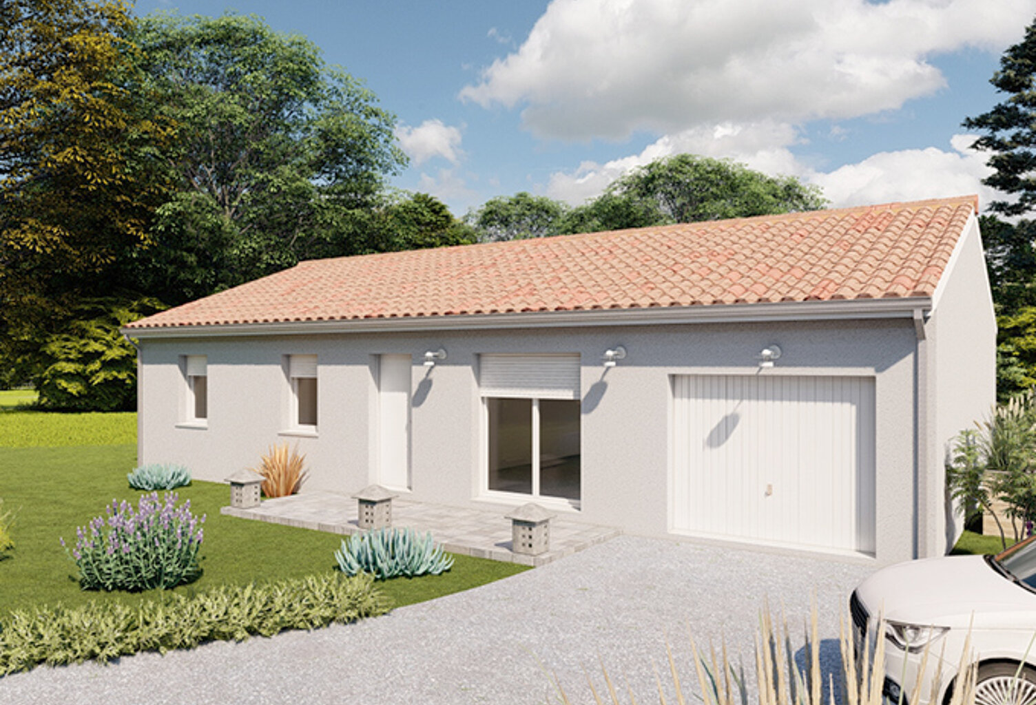 Projet de construction d'une maison neuve à Ribagnac – 95 m² + garage de 15 m² — photo 1