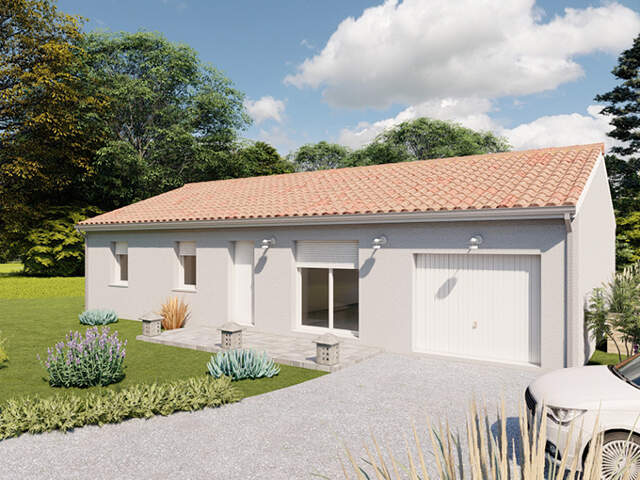 Projet de construction d'une maison neuve à Ribagnac – 95 m² + garage de 15 m² — photo du bien