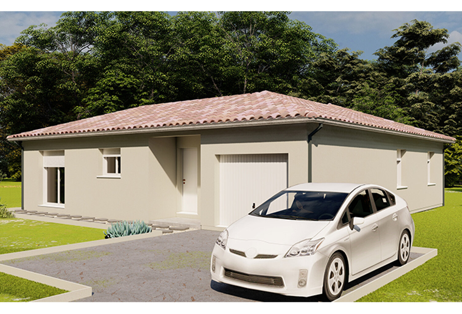  Projet de construction – Maison 95 m² + Garage – Lotissement à Ribagnac — photo 1