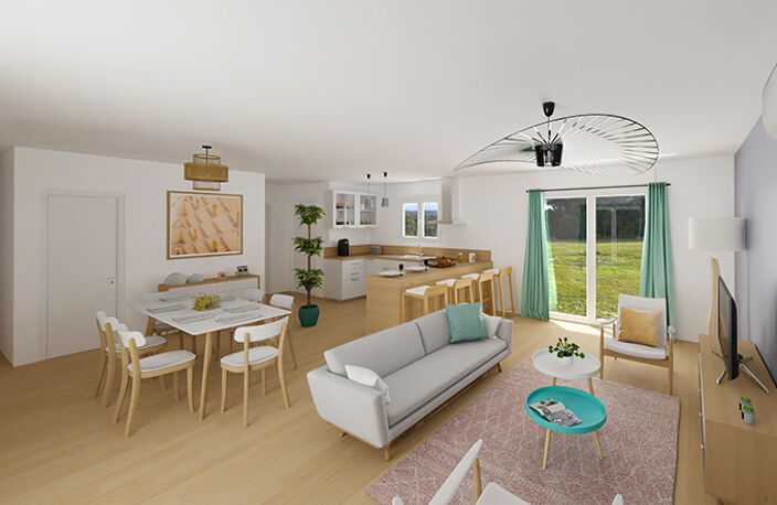  Projet de construction – Maison 95 m² + Garage – Lotissement à Ribagnac — photo 2