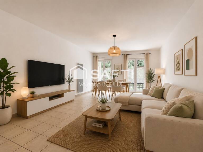 Beau T3 avec balcon au sein d'une résidence sécurisée avec piscine. — photo 1