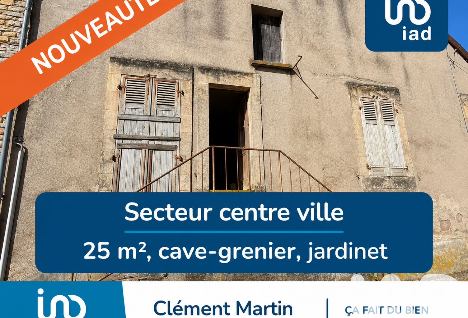 Vente Maison de ville 2 pièces — photo 1