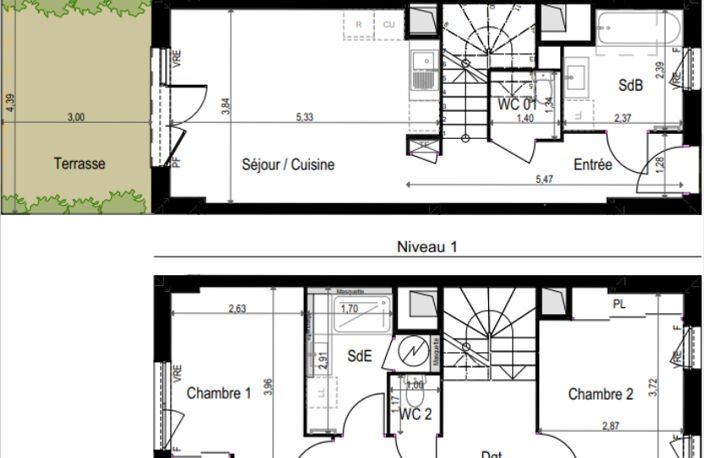 NEUF - Garons Maison  T3 71.5m²+ Jardin 30m² — photo 4