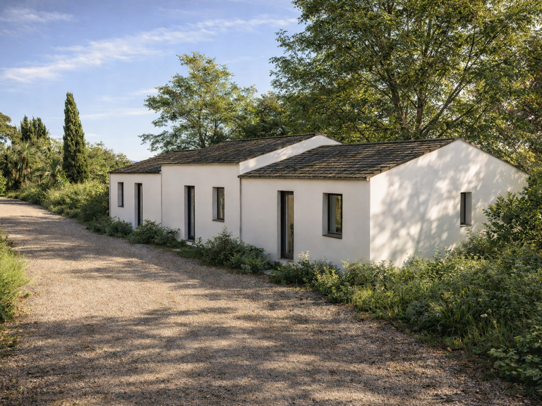 TERRAIN LIBRE DE CONSTRUCTEUR - permis accepté pour 3 villas de 80 m2 chacune — photo 1