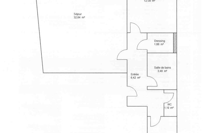 GRAND 2 PIECES 65 M2 + 20 M2 TERRASSES - GARAGE - CAVE - ABBAYE DE ROSELAND — photo 4