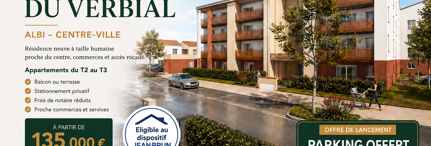 Appartement 2 Pièces 40 m² à vendre à Albi (81000)