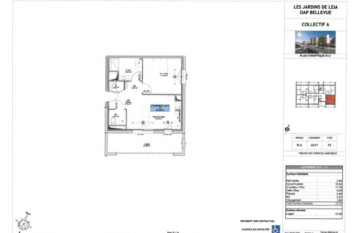 PROJET APPARTEMENT NEUF T2 — photo 5