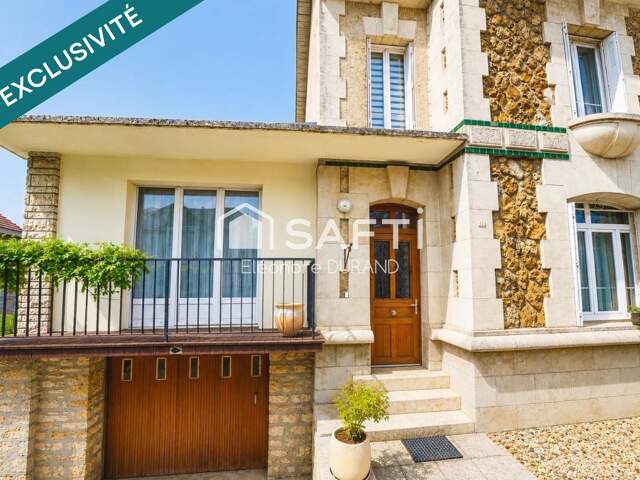 Maison bourgeoise T5 pleine de charme avec fort potentiel  axe Reims Laon — photo du bien