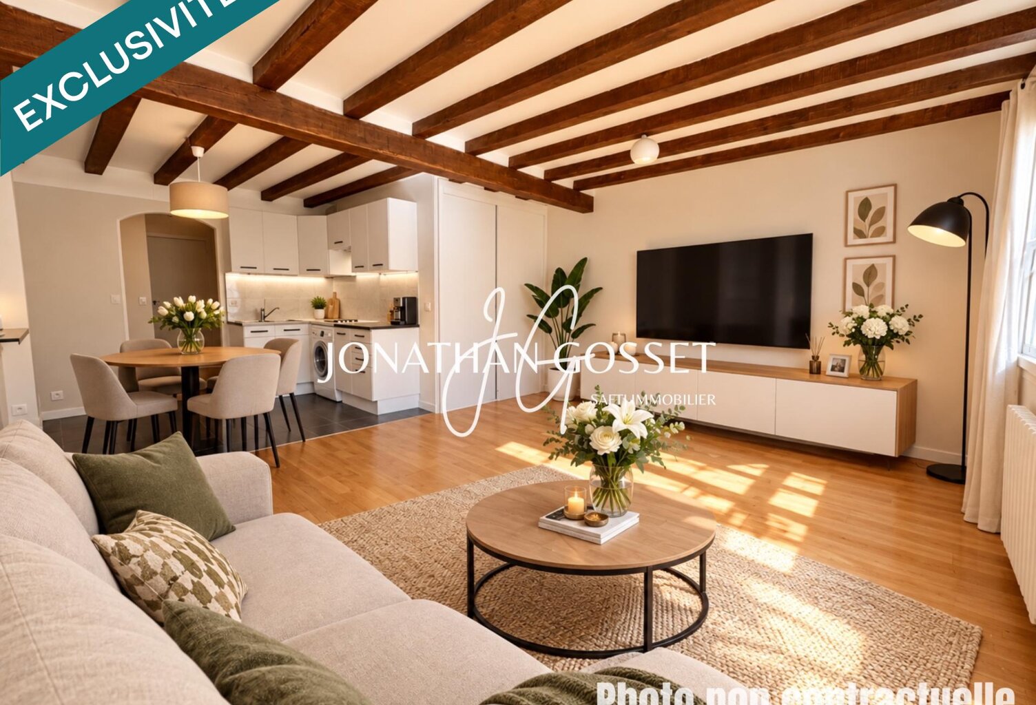 Andrésy: Appartement 2 pièces - 45m2 en plein coeur du centre ville — photo 1