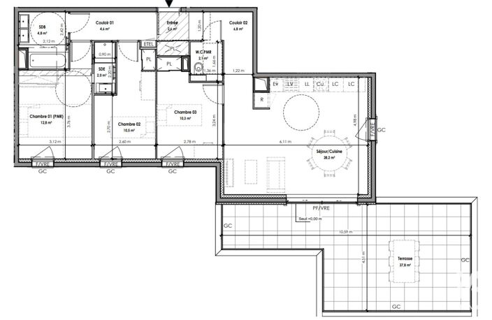 Vente Appartement 4 pièces — photo 5