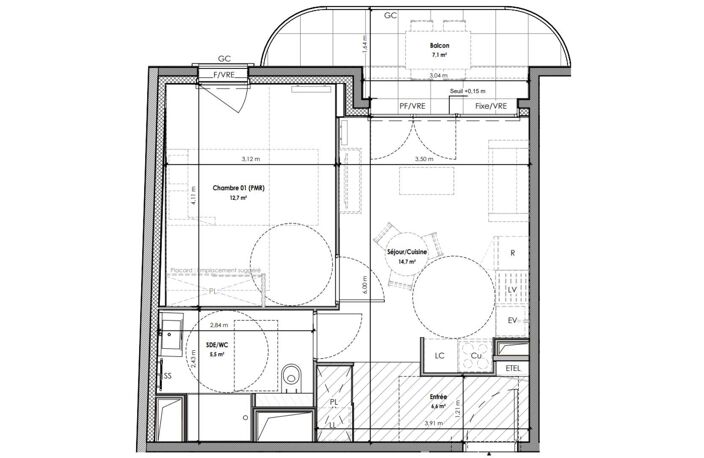 Vente Appartement 2 pièces — photo 4