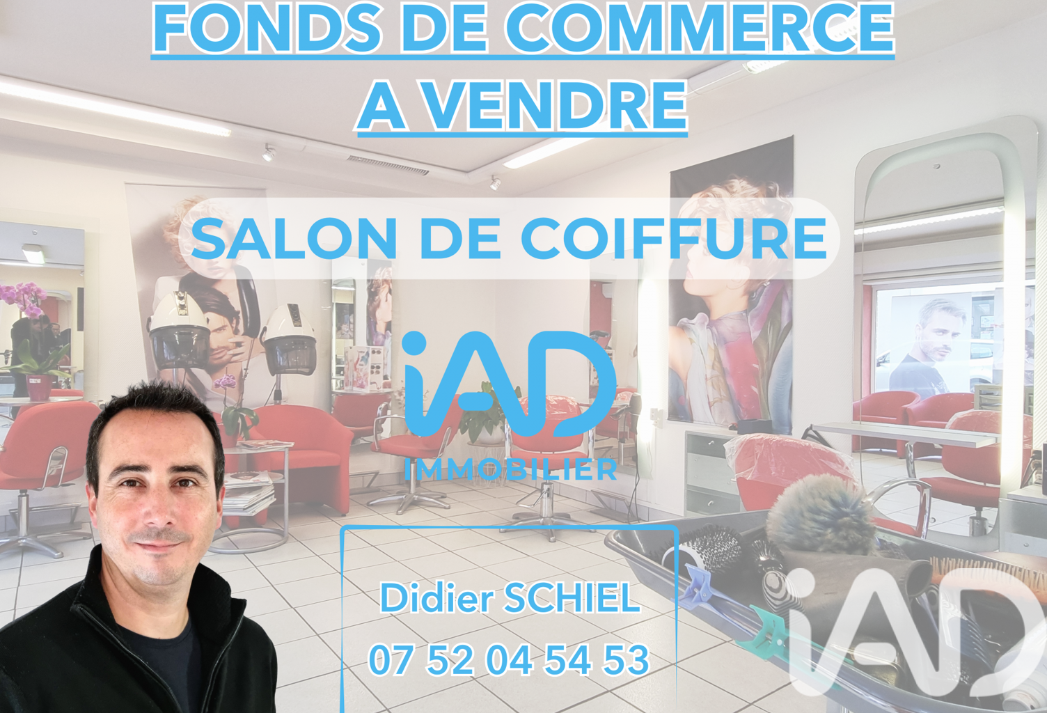 Vente Esthétique, Coiffure 90 m&sup2; — photo 1