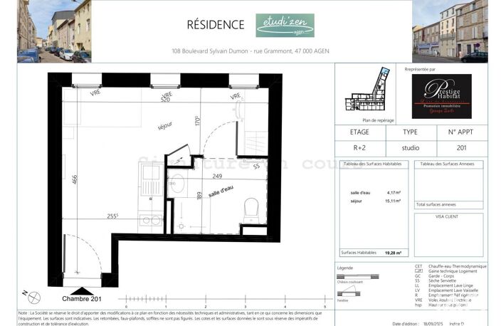 Vente Appartement 1 pièce — photo 2
