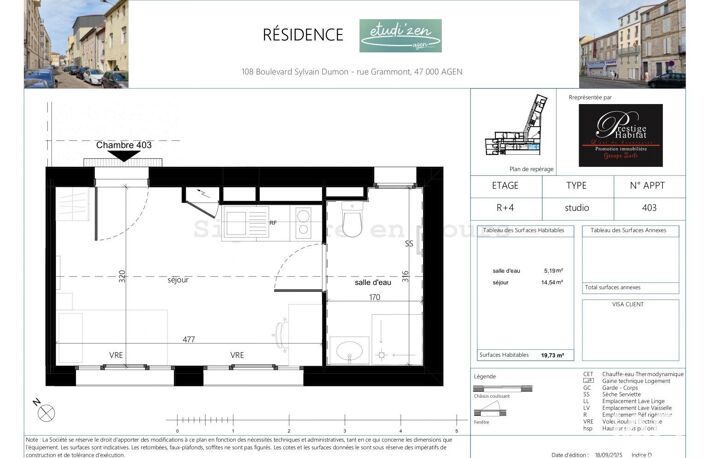 Vente Appartement 1 pièce — photo 2