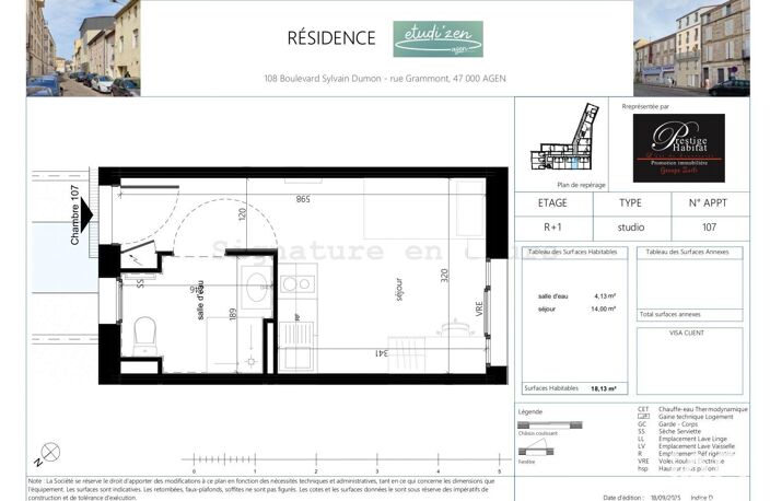 Vente Appartement 1 pièce — photo 2