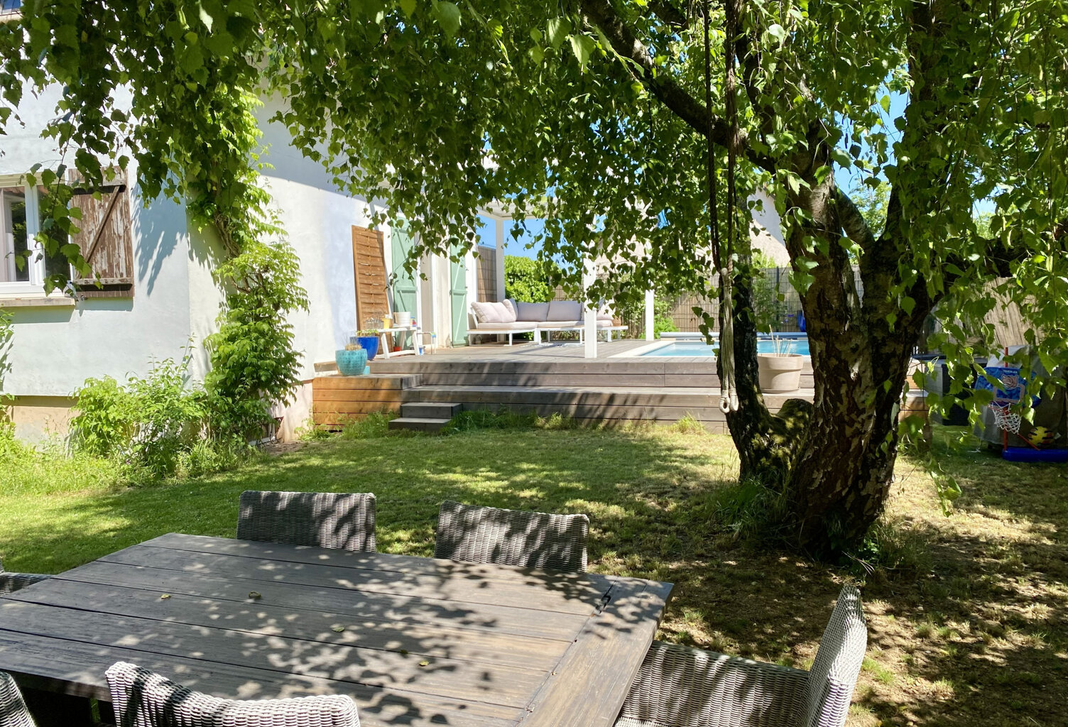 Maison Wiwersheim au calme - terrasse - piscine — photo 1