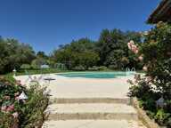 À vendre, proche Castelnau Magnoac (Hautes-Pyrénées): Belle maison gasconne rénovée avec palier en mezzanine, terrasses d'été, atelier/garage et piscine, situé dans un jardin de 7 679 m² avec une vue sur les montagnes et la campagne — photo 4
