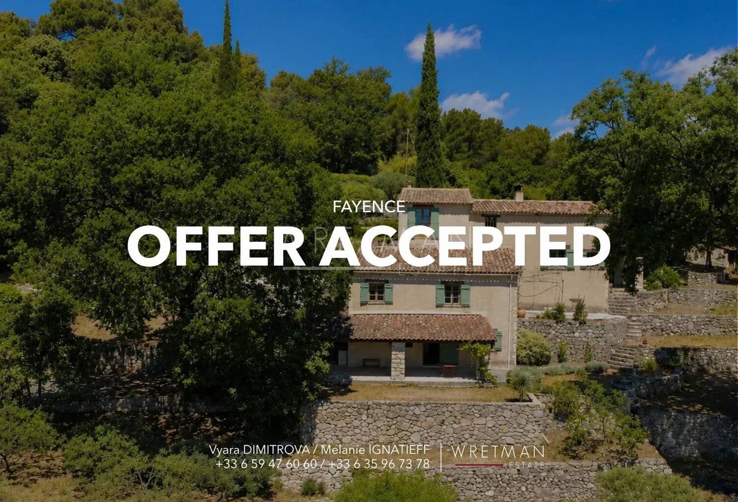 Charmante maison provençale avec vue village - Fayence — photo 1