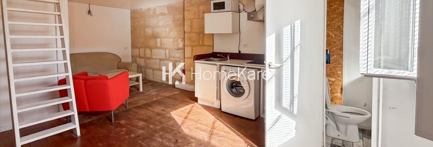 Appartement 2 Pièces 27 m² à vendre à Bordeaux (33800)
