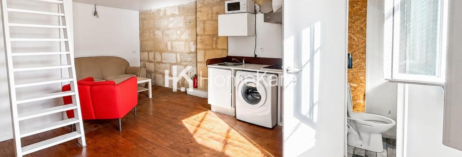 Appartement 2 Pièces 27 m² à vendre à Bordeaux (33800)