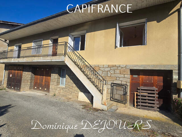Ardèche, Vallée de l'Eyrieux, LES OLLIERES SUR EYRIEUX - Maison de 88m² - Grand garage - Jardin - — photo du bien