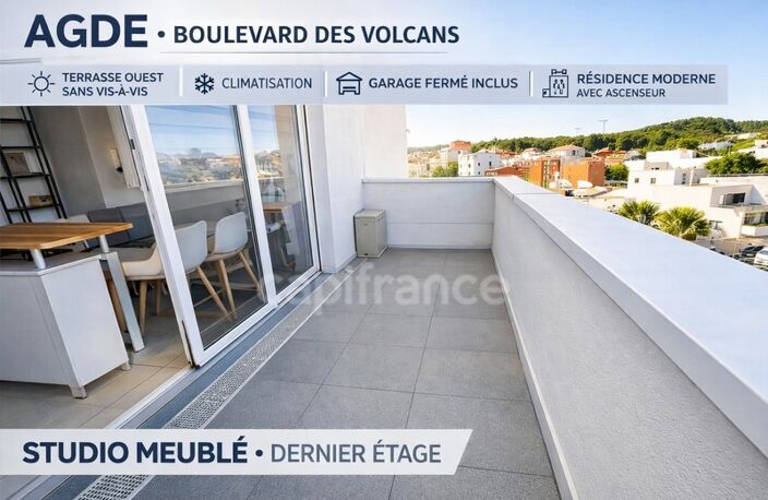   AGDE – LE STUDIO QUI A TOUT : TERRASSE + GARAGE 14 M² + DERNIER ÉTAGE — photo 2