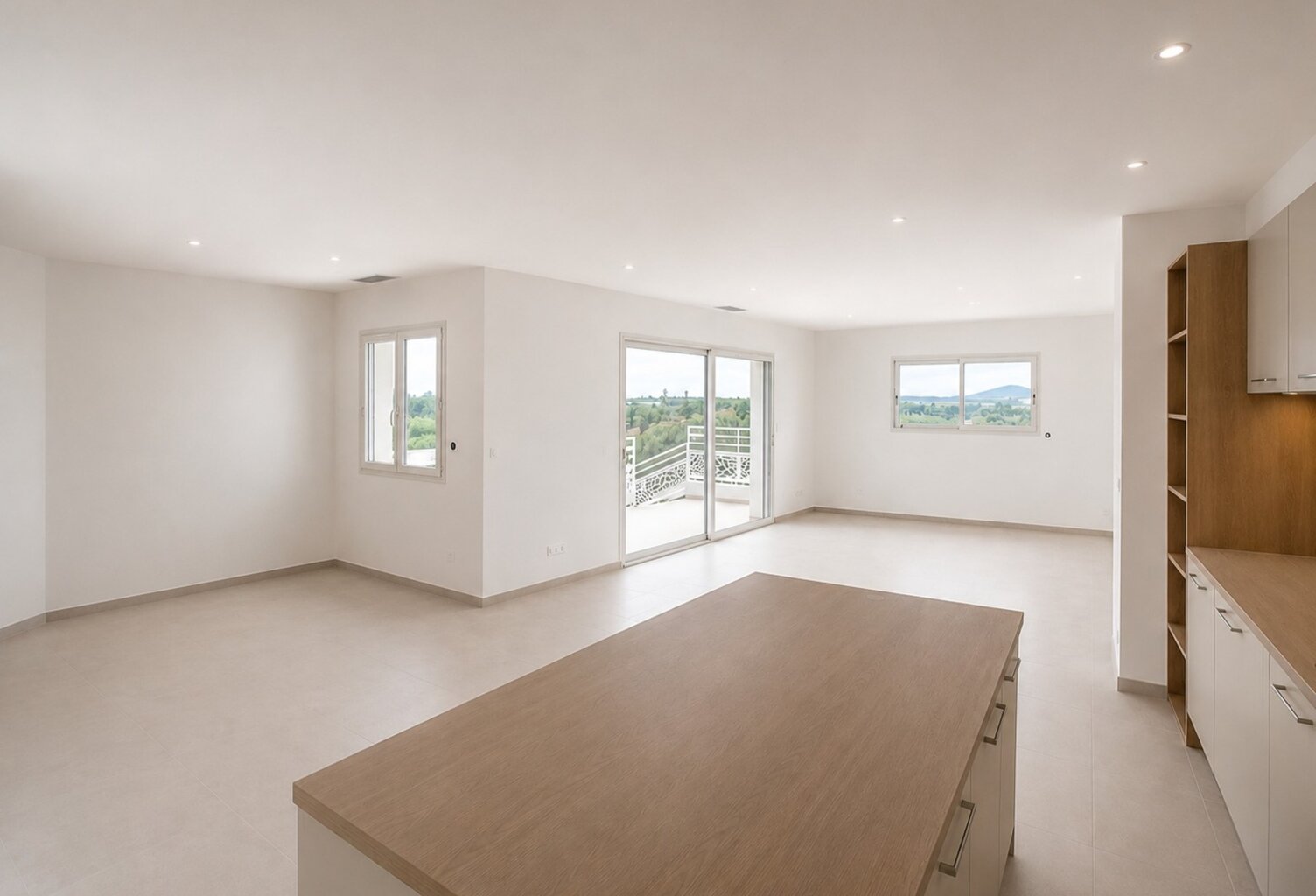 Villa contemporaine de plain-pied avec piscine et vue panoramique dans un environnement calme — photo 1