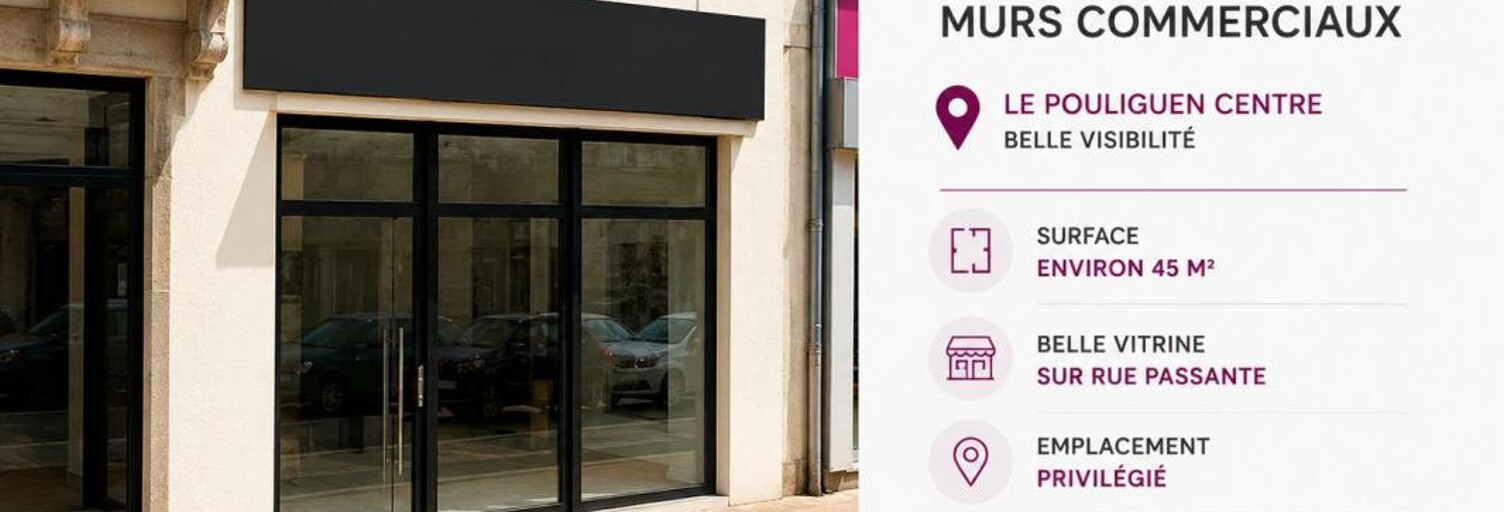 Commerce  89 m² à vendre à Le Pouliguen (44510)