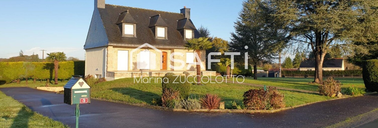 Maison 7 Pièces 123 m² à vendre à Saint-Brieuc-de-Mauron (56430)