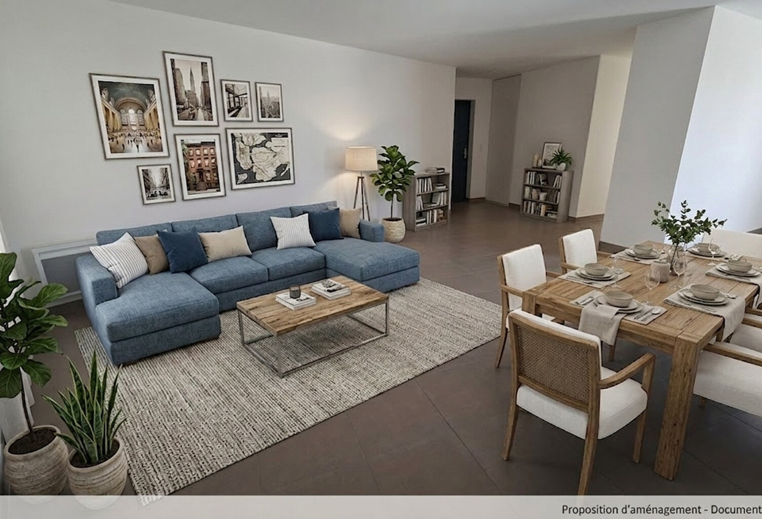 Appartement T3 avec terrasse et jardin — photo 1