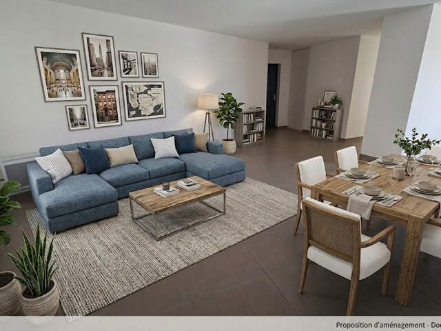Appartement T3 avec terrasse et jardin — photo du bien